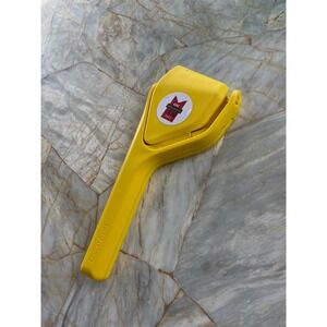 Dreamfarm Fluicer Yellow Manual Citrus Juicer Lemon Lime Squeezer Press 10in